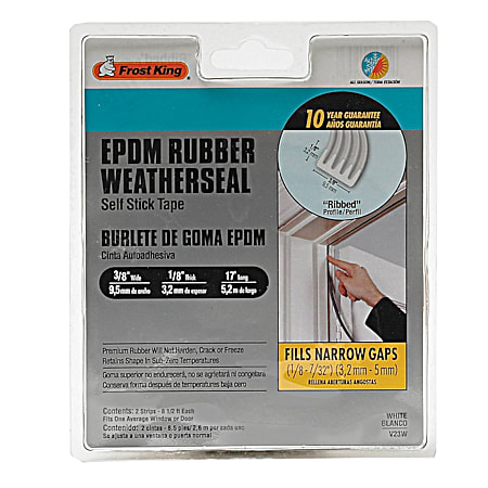 Frost King EPDM Rubber Weatherseal Tape