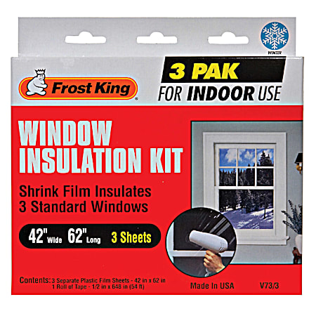 Frost King Indoor 3-Window Insulation Kit