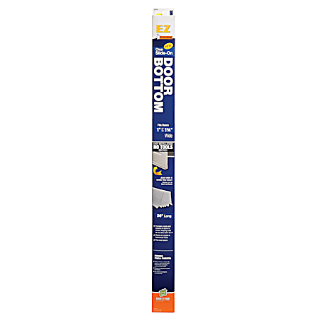 Frost King 1 to 1-3/4 in x 36 in Clear EZ Slide-On Door Bottom