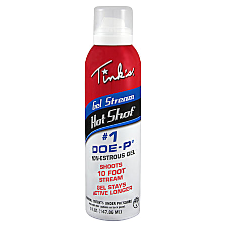 5 oz Hot Shot #1 Doe-P Gel Stream Buck Lure