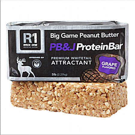 Rack One Big Game Peanut Butter PB&J ProteinBar 5 lb Premium Whitetail Attractant