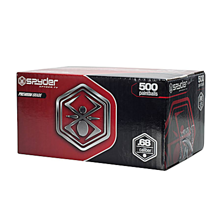  Spyder Premium Grade Paintballs - 500 Ct