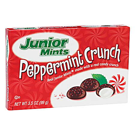 3.5 oz Tootsie Roll Jr. Mints Peppermint Crunch
