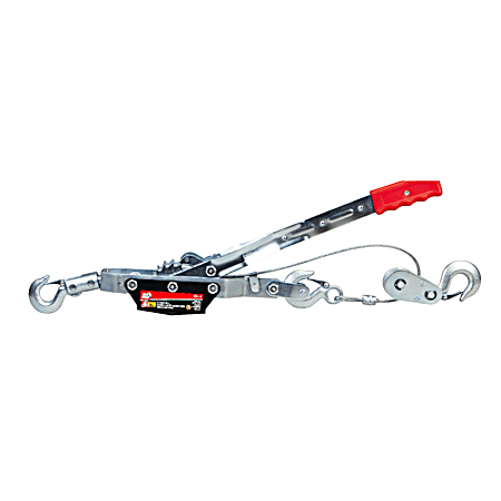 2 ton Cable Puller Come-Along w/ 2 Hooks