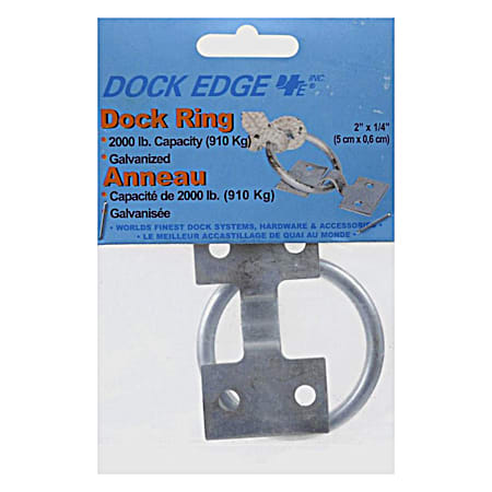 2 in Galvanized Dock Ring