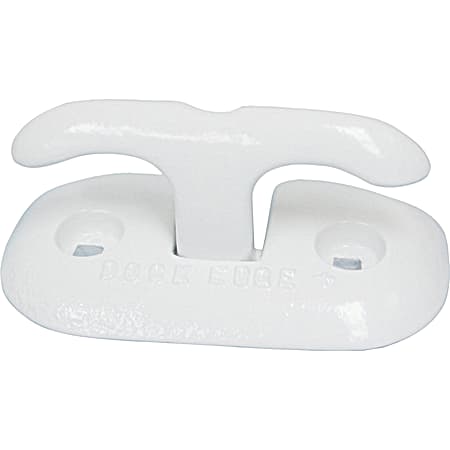 Flip-Up 6 in White Dock Cleat