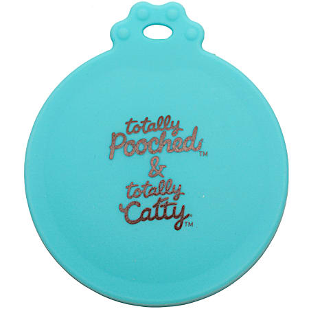 Totally Pooched Teal Silicone Universal Can Cover for Pet Food Cans