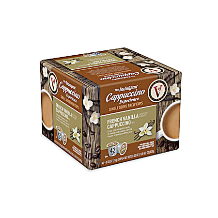 French Vanilla Cappuccino Single Serve Brew Cups - 42 ct