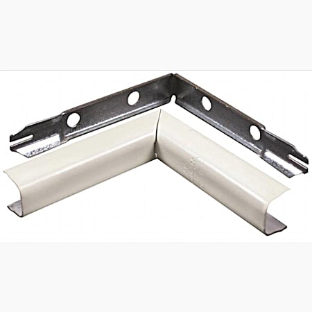 Wiremold Ivory Metal On-Wall Raceway Inside Elbow