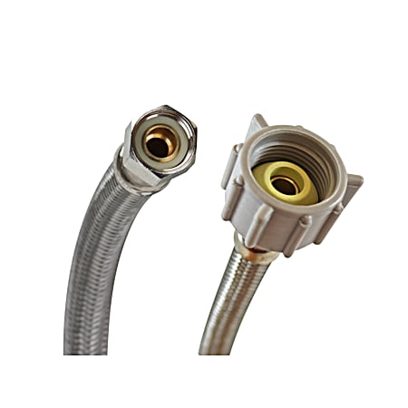 Fluidmaster 3/8 in Female compression x 7/8 in Female Ballcock 20 in Braided Stainless Steel Toilet Connector