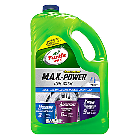 100 fl oz Max Power Car Wash Detergent Concentrate