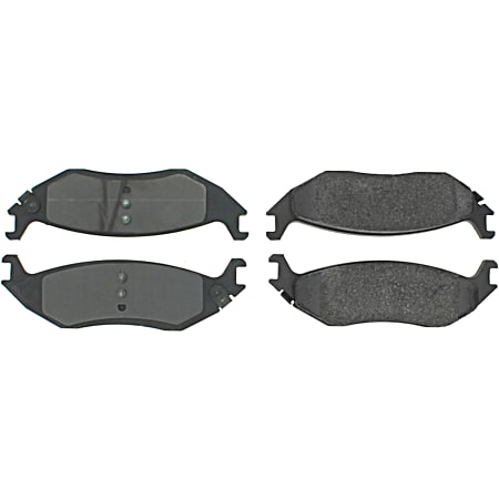Centric Premium Semi-Metallic Brake Pads with Shims & Hardware - 300.0898