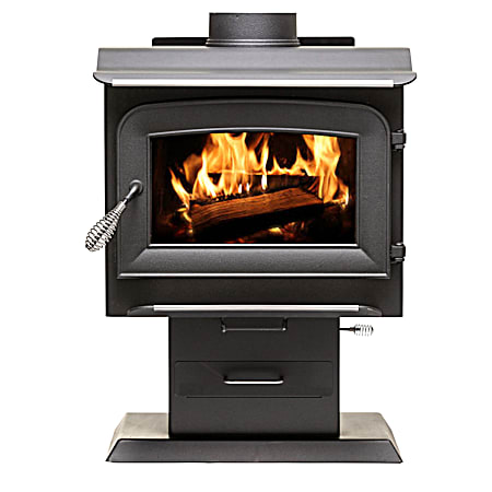 Ashley Hearth Products AW 1120E-P Pedestal Wood Burning Stove