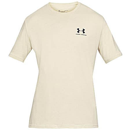 Men's Sportstyle Khaki Logo Short Sleeve Shirt