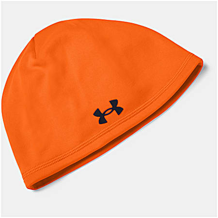 Adult UA Blaze Orange Polyester Fleece Beanie