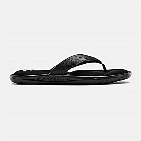 Men's Black/White Ignite T Slide Sandals
