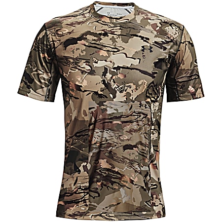 Under Armour Men's UA Iso-Chill Brushline Forest All Season Crew Neck Short Sleeve Shirt