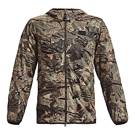 Men's UA Brow Tine UA Forest 2.0 Camo ColdGear Infrared Full Zip Polyester Jacket
