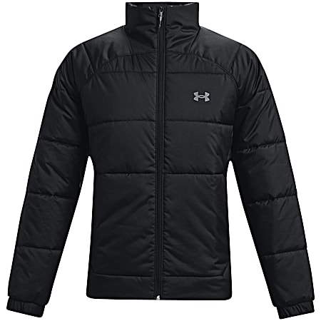 Men's Black/Pitch Gray Run Insulate Hybrid Jacket