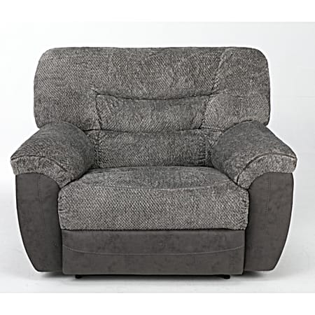 Darcy Charcoal Cuddler Recliner