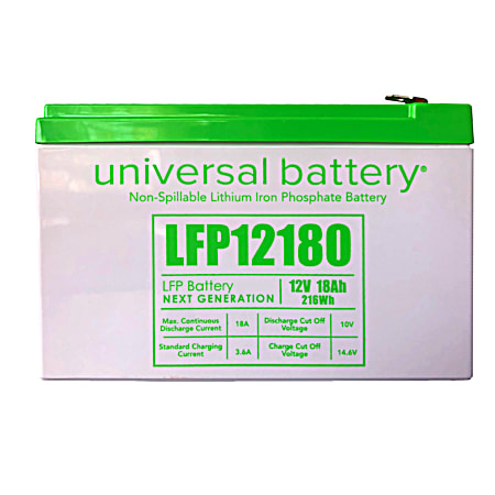 12v 18Ah Lithium LFP Battery