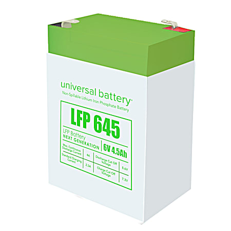 6v 4.5Ah Lithium LFP Battery