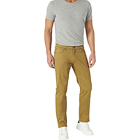 Men's Big & Tall Extreme Motion Nomad Super Soft Straight Fit Mid-Rise Tapered Leg Twill Jeans