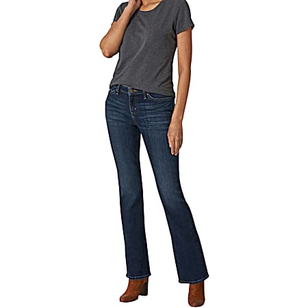 Lee Women's Compass Regular Fit Mid-Rise Bootcut Medium Jeans