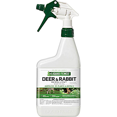 32 oz Liquid Ready-To-Use Deer & Rabbit Repellent