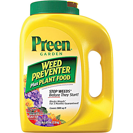5.625 lb Garden Weed Preventer Plus Plant Food