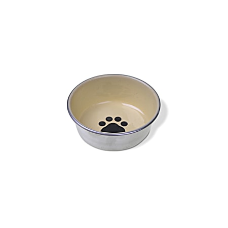 8 oz Heavyweight Stainless Steel Decorated Cat Dish - Assorted