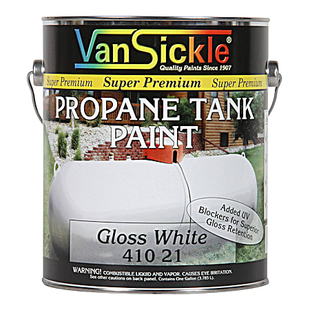 Van Sickle Super Premium 1 gal Gloss White Propane Tank Paint