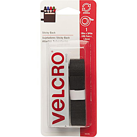 VELCRO Sticky Back Tape - 18 In.