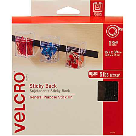 VELCRO Sticky Back Tape - 15 Ft.