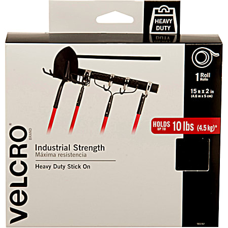 VELCRO Industrial Strength Adhesive Tape - 15 Ft.