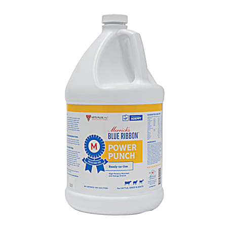 Merrick's Blue Ribbon 1 gal Power Punch High Potency Nutrient & Energy Drench for Cattle, Sheep & Goats
