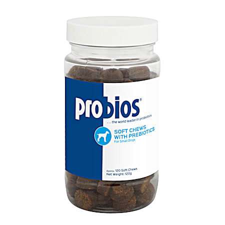 Probios 120 g Soft Chews w/ Prebiotics for Small Dogs - 120 Ct
