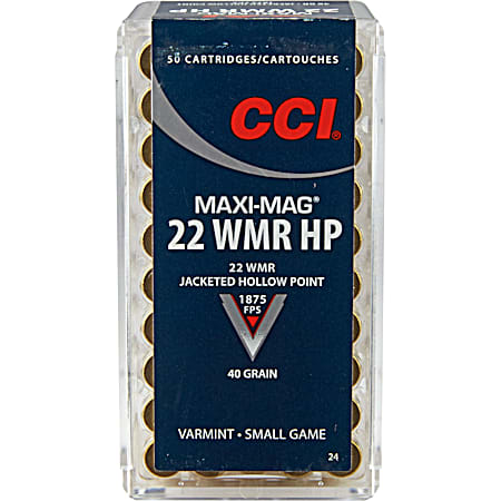Maxi-Mag HP High-Velocity Rimfire Cartridges