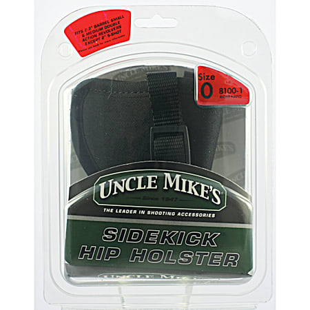 Uncle Mike's Sidekick Black Right Hand Hip Holster