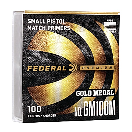 Premium Gold Medal Centerfire Primer - 100 Ct