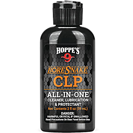 Hoppe's BoreSnake CLP 2 oz All-In-One Firearm Cleaner, Lubrication & Protectant