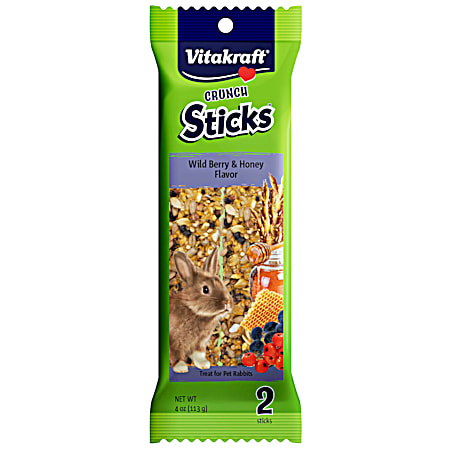 Crunch Stick Treats for Rabbits - 2 Pk
