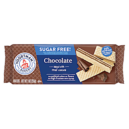 9 oz Sugar Free Chocolate Wafers
