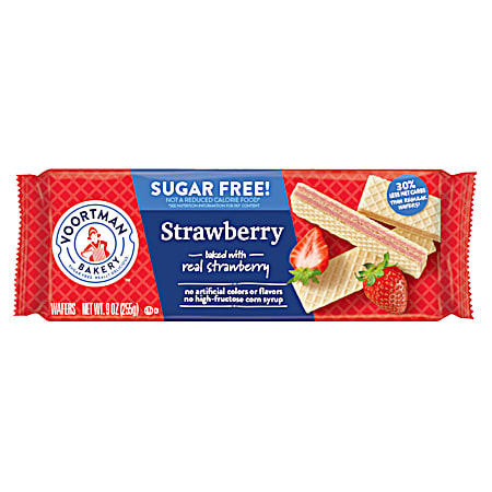 9 oz Sugar Free Strawberry Wafers