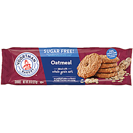 8 oz Sugar Free Oatmeal Cookies