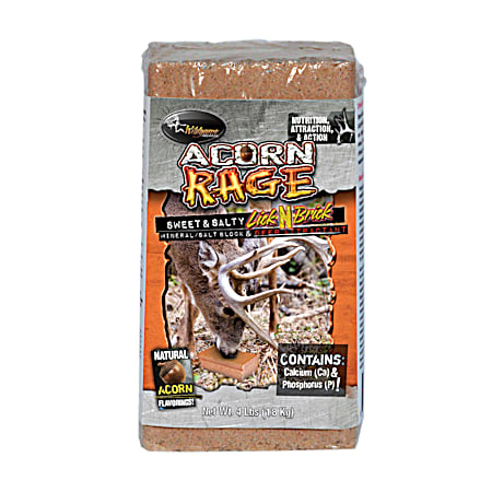 Acorn Rage 4 lb Acorn Deer Salt Block