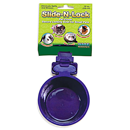 10 oz Slide-N-Lock Pet Crock - Assorted