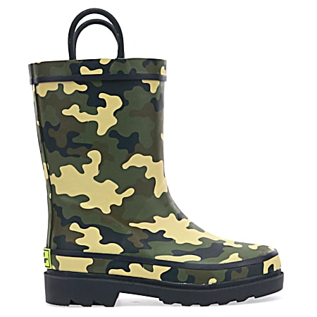 Kids' Camouflage Rain Boots