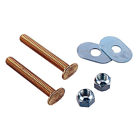PlumbCraft Toilet Bolts - 5/16 In. x 2-1/4 In.