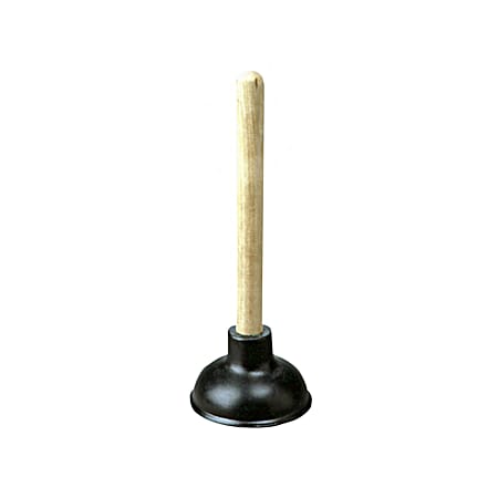 PlumbCraft Rubber Force 4 in Cup Plunger w/ a 9 in Handle